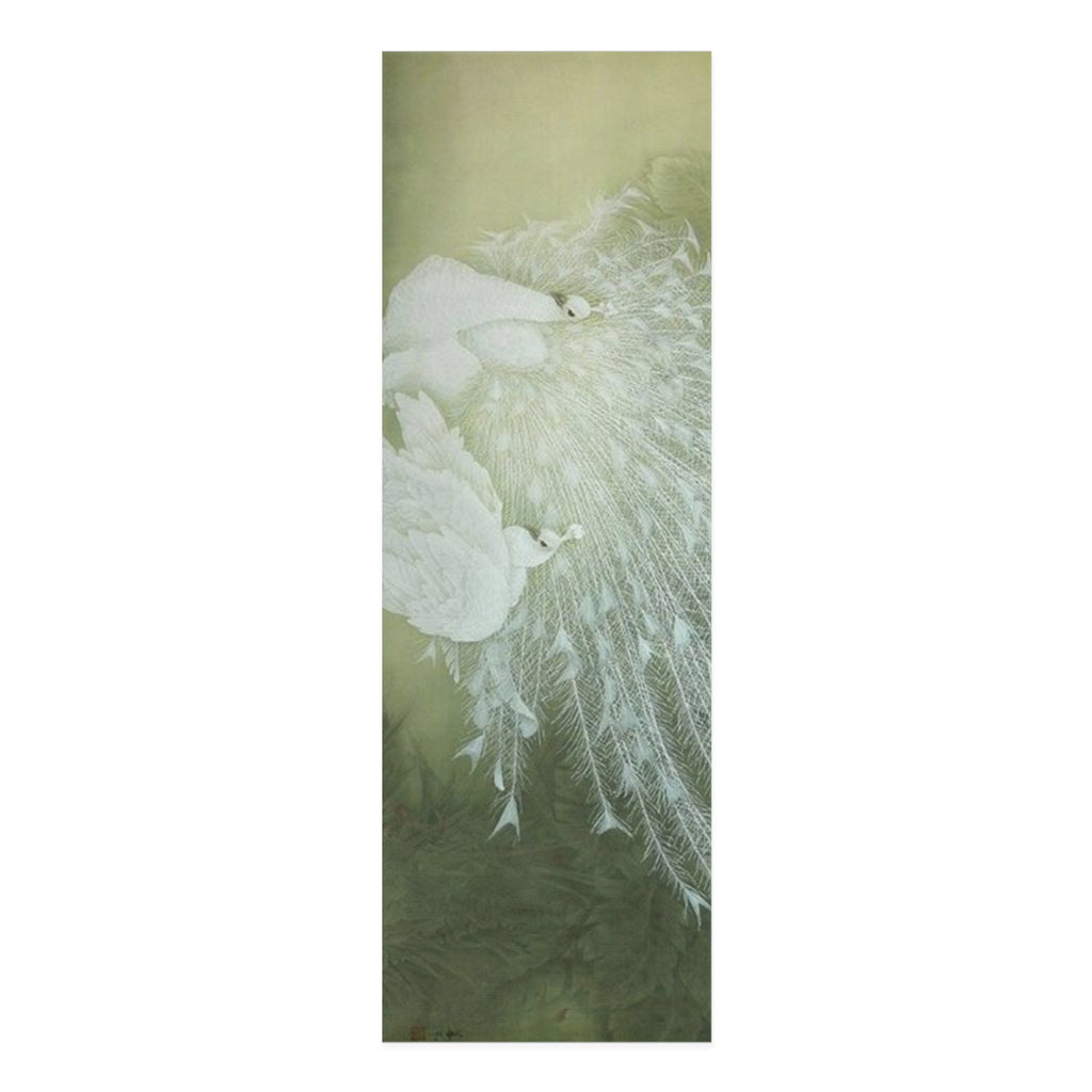 Yoga Mat — Serene White Angel Feather Foam Yoga Mat for Meditation & Gentle Flow
