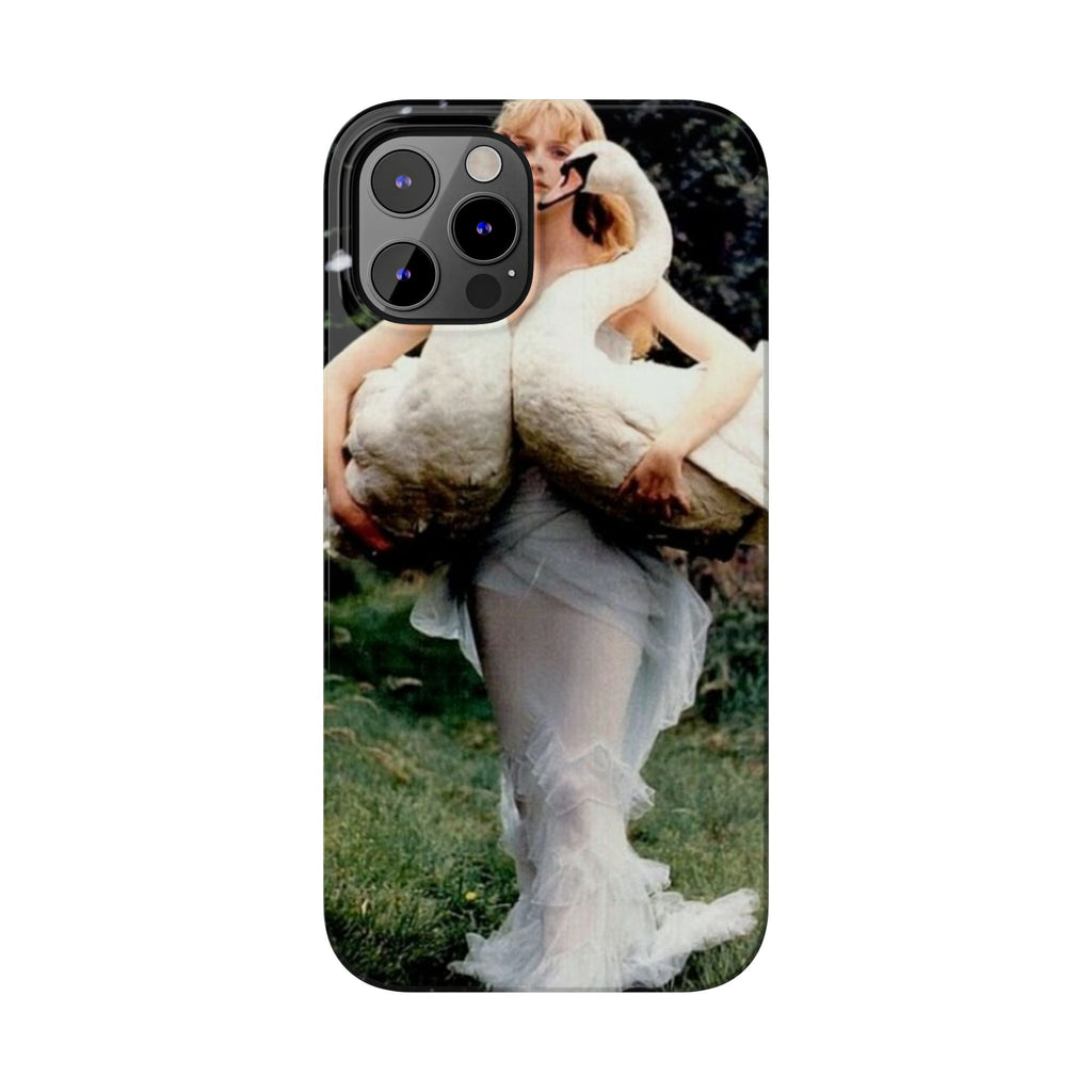 Slim Phone Case — Vintage Swan Dress Fashion Photo