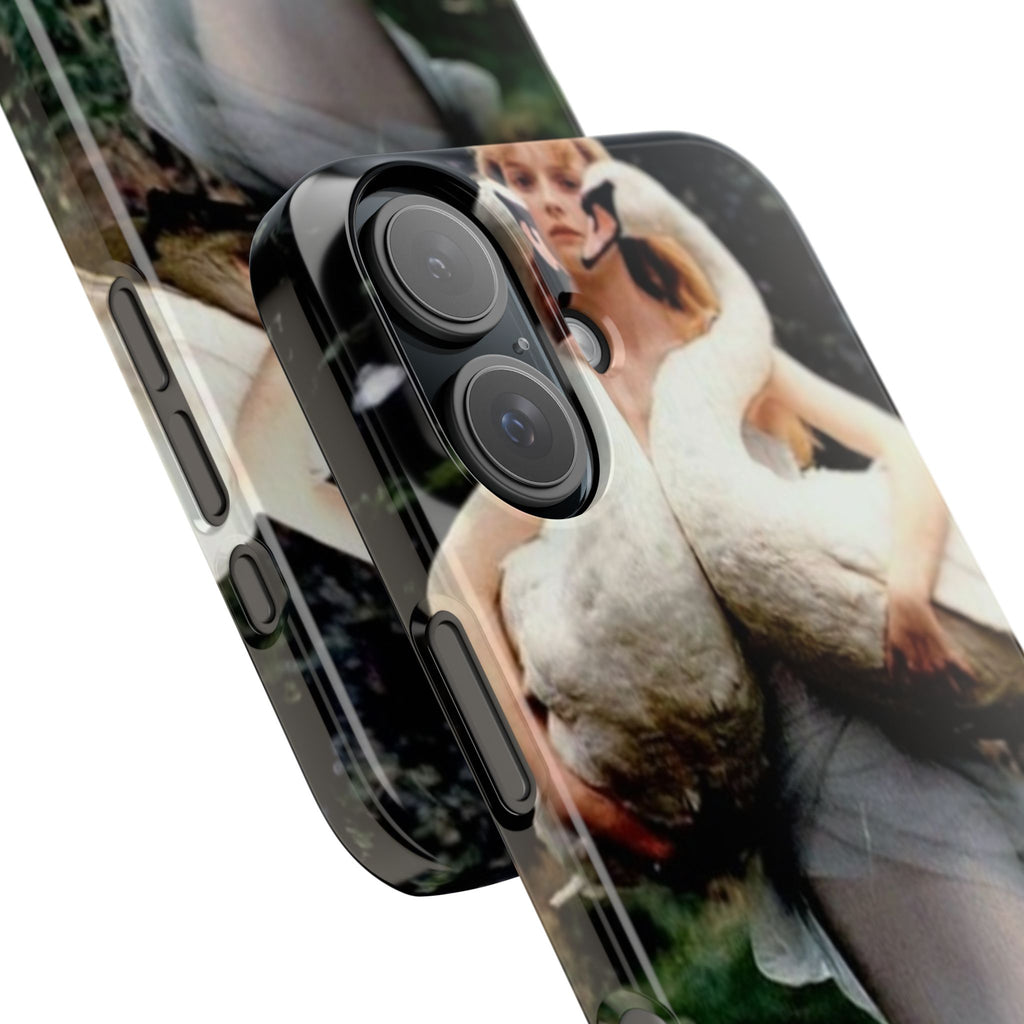 Slim Phone Case — Vintage Swan Dress Fashion Photo