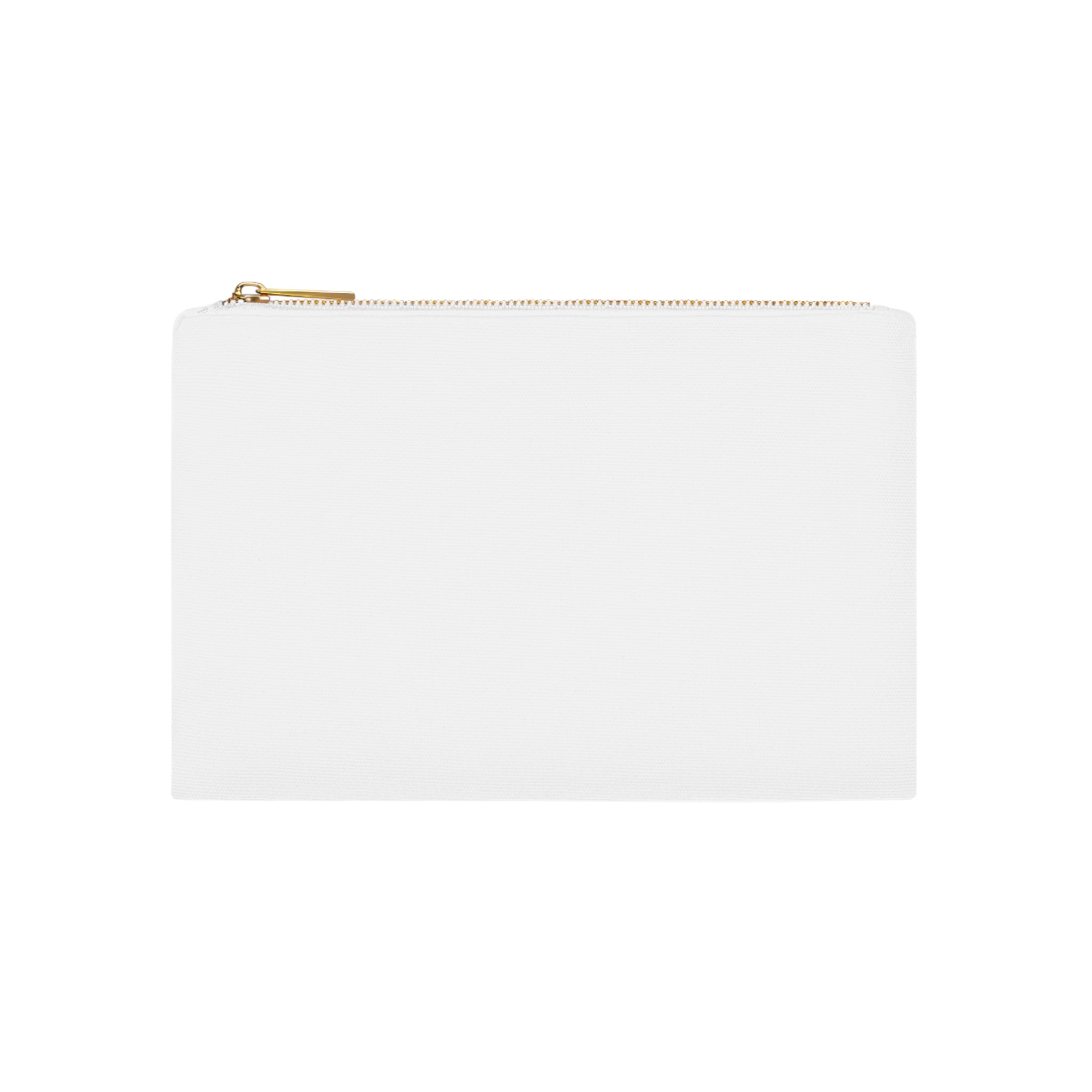Iridescent Lily Cosmetic Bag — Holographic Floral Makeup Pouch