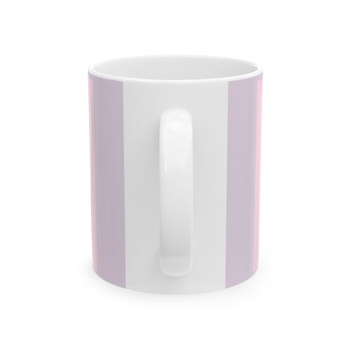 Abundance Script Ceramic Mug — Pink Motivational Coffee Cup (11oz, 15oz)