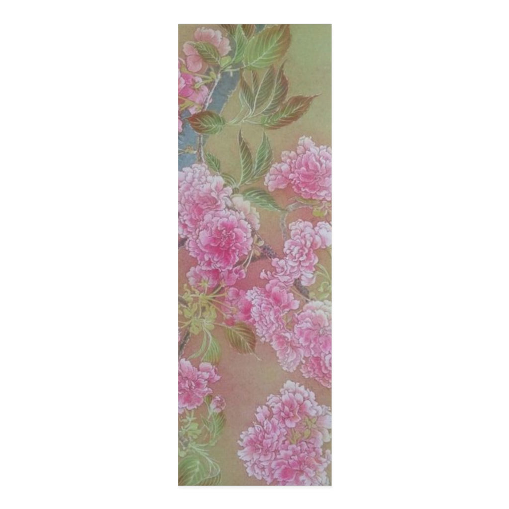 Floral Foam Yoga Mat — Pink Peony Garden Design