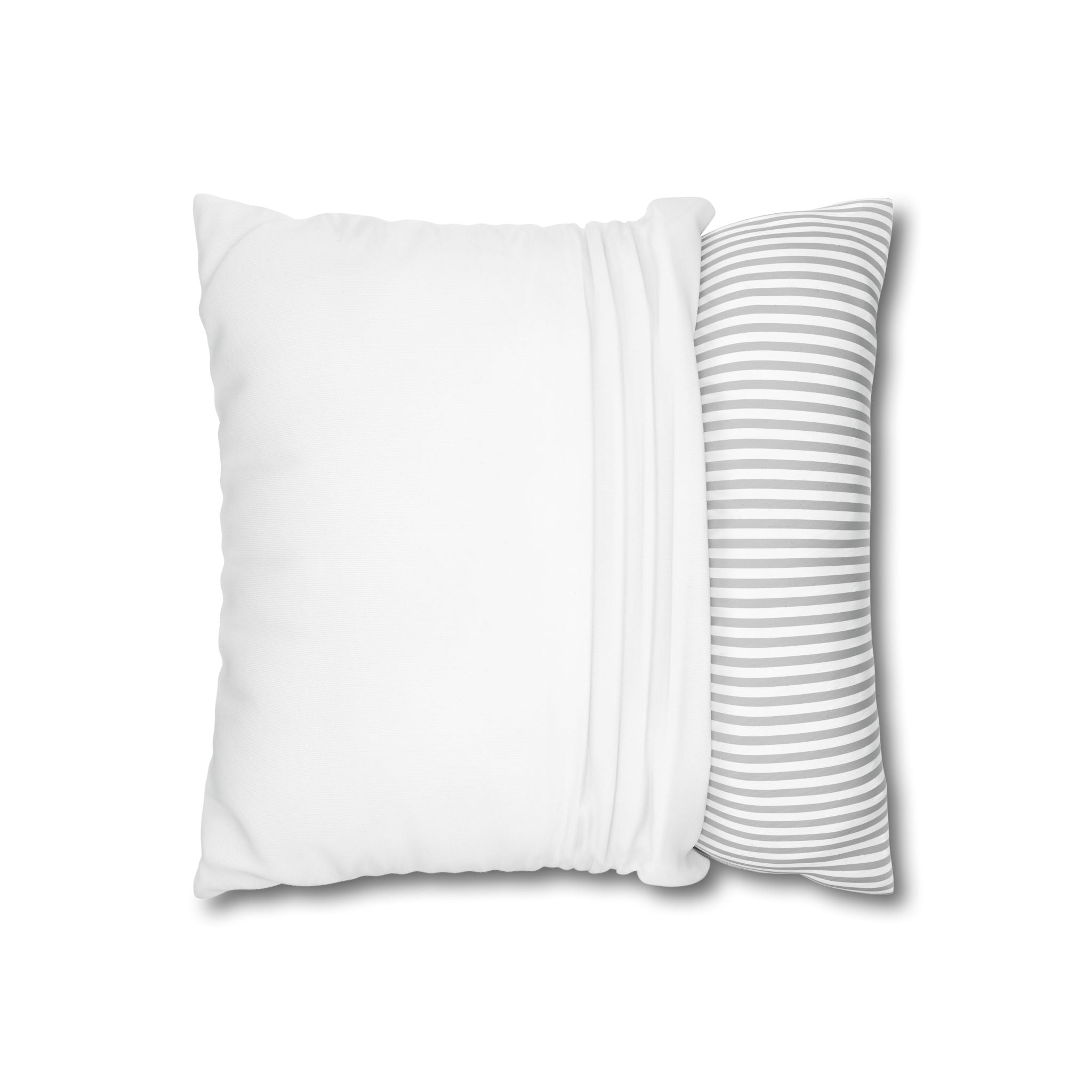 House Music Square Pillow — 'J'Adore House Music' Aqua & Yellow Canvas Throw Pillow