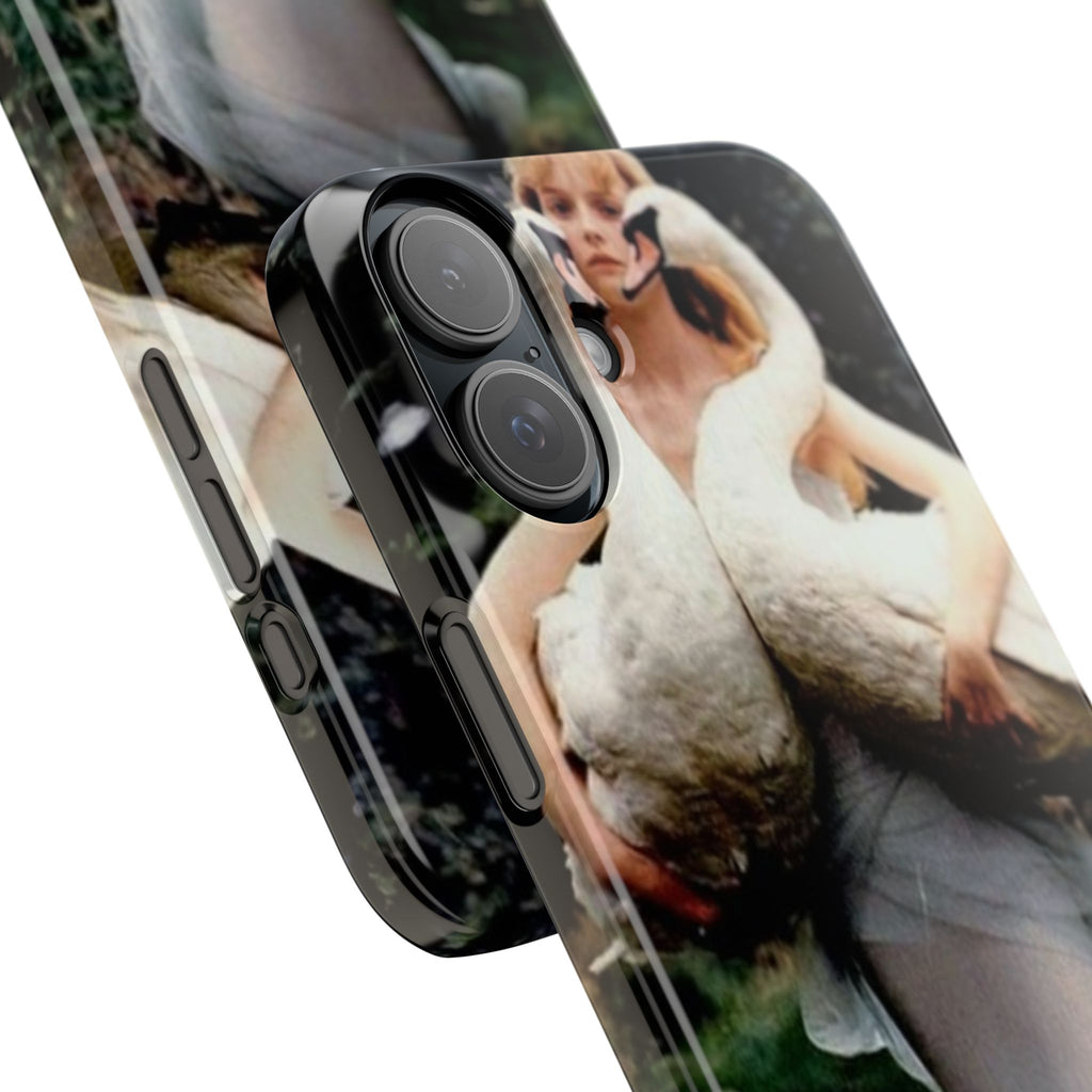 Slim Phone Case — Vintage Swan Dress Fashion Photo
