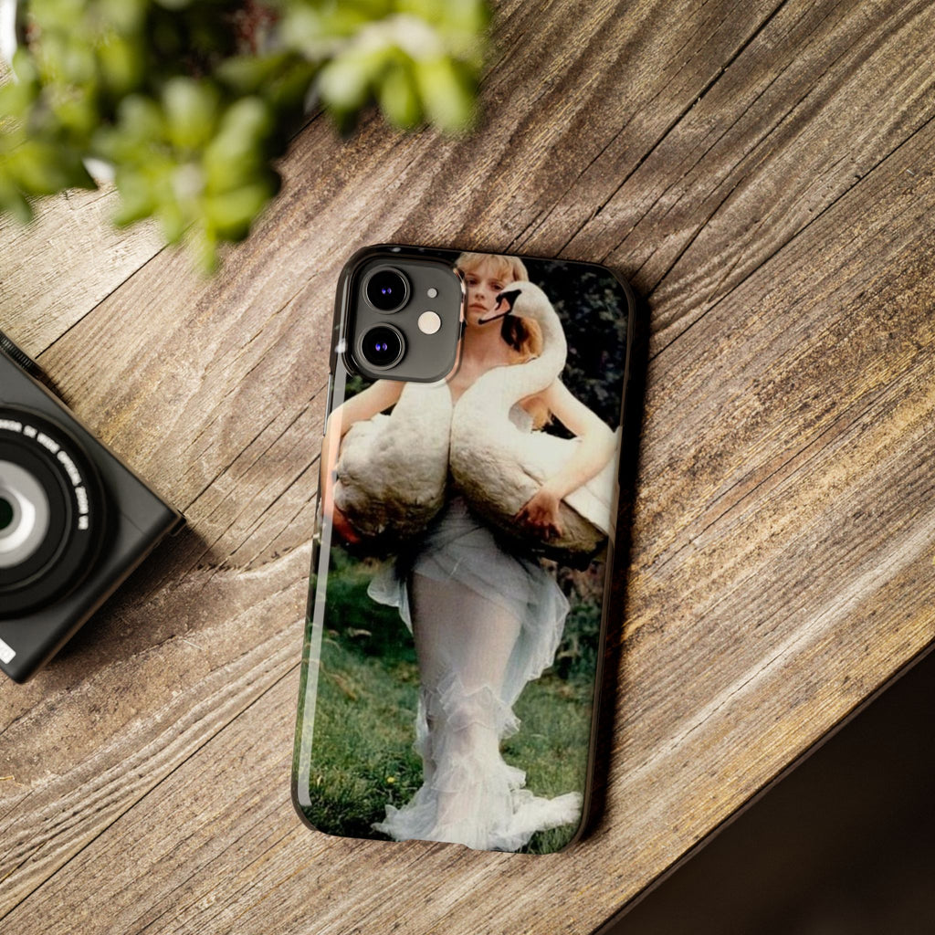 Slim Phone Case — Vintage Swan Dress Fashion Photo