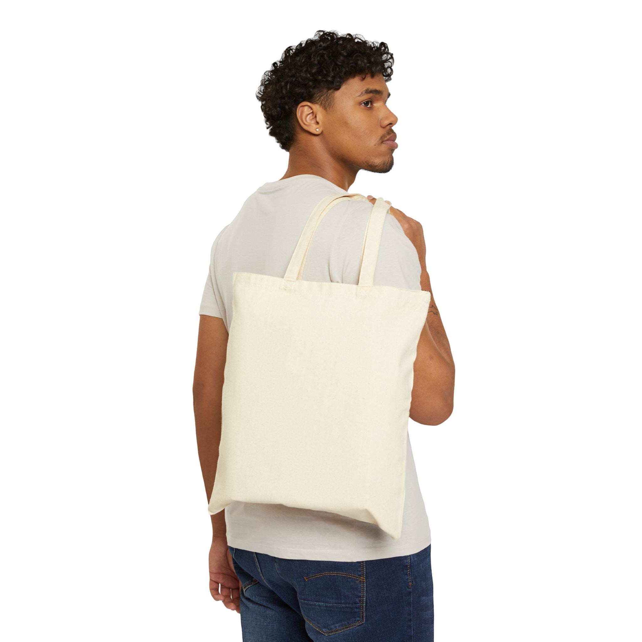 Leopard Muse Canvas Tote — Fashion Illustration Cotton Tote Bag